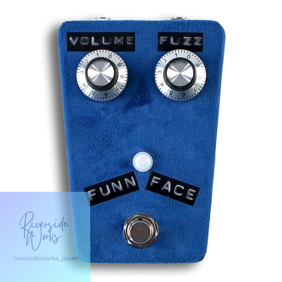 Shin's Music FUNN FACE FUZZ BL Blue Fuzz Guitar Effect Pedal