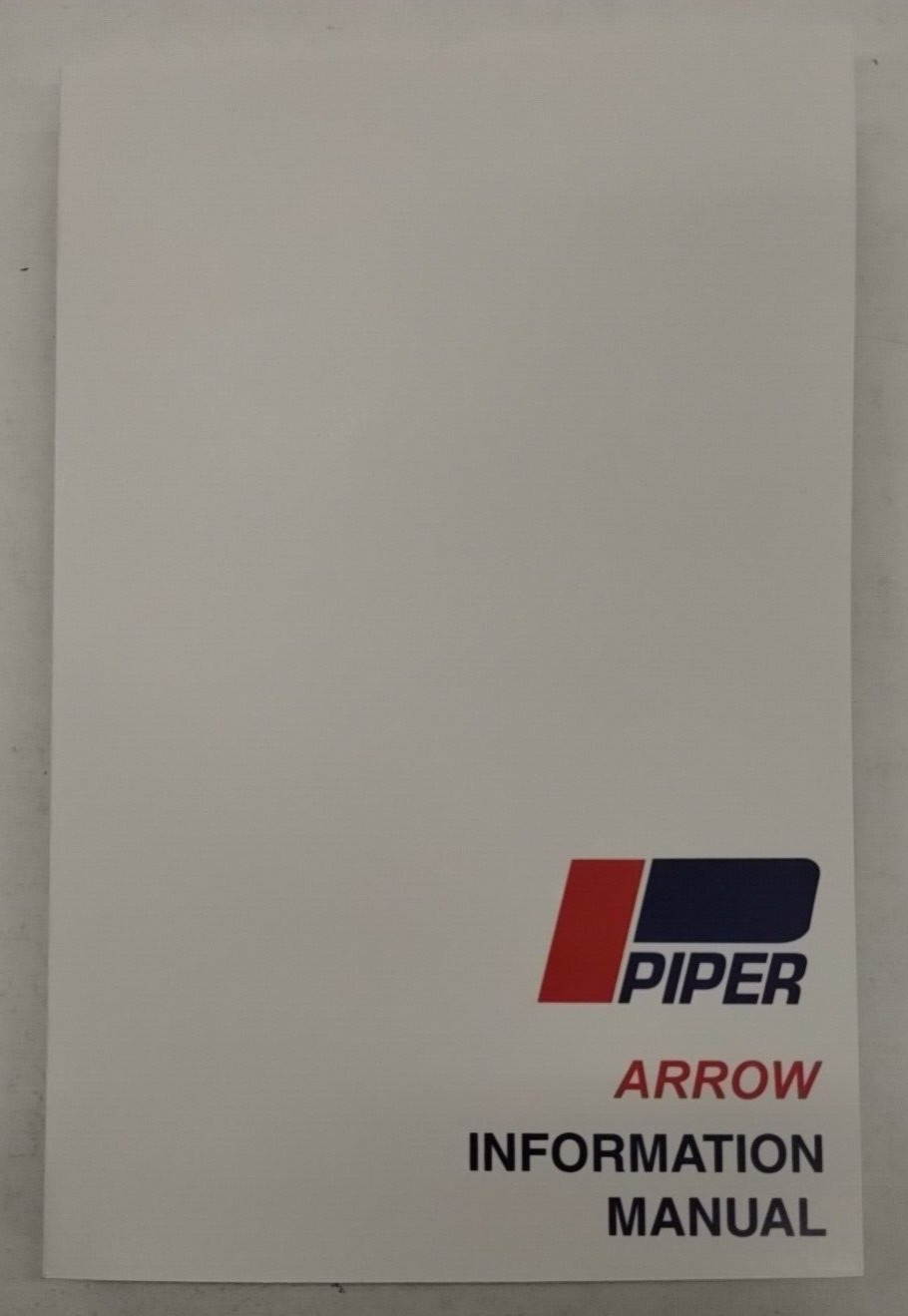 Piper 1988-94 PA-28R-201 Arrow Information Manual 761-827-Reproduction