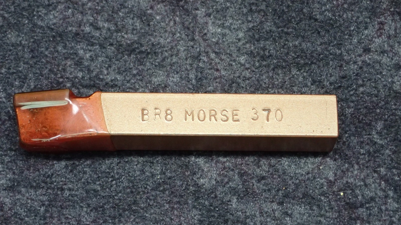 (2) MORSE CUTTING TOOLS BR-8 370 Turning Tool Bit 1/2"SQ x 3-1/2" 70327 (BN60)