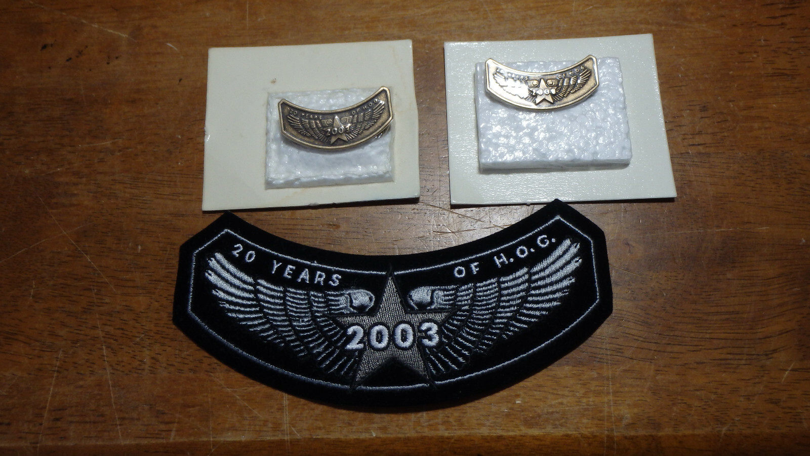 HARLEY DAVIDSON MOTORCYCLE OWNERS GROUP 2003  HOG PATCH PIN  BX A 59