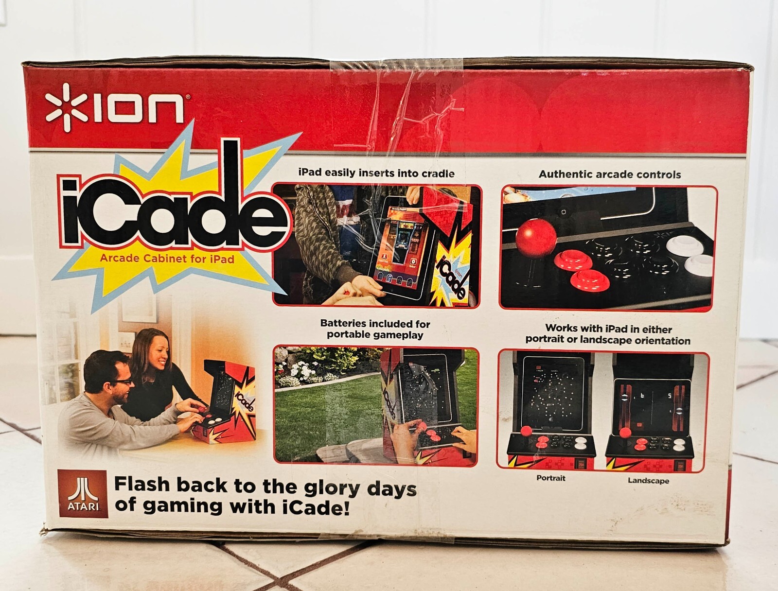 Atari Ion iCade Arcade Video Gaming System Cabinet For iPad New In Box