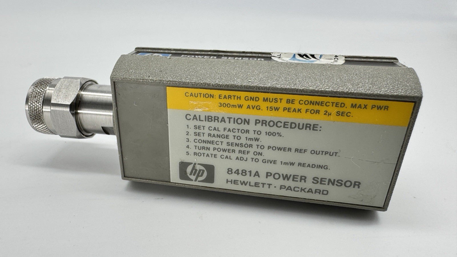 HP 8481A Power Sensor 100mW 10MHz-18GHz