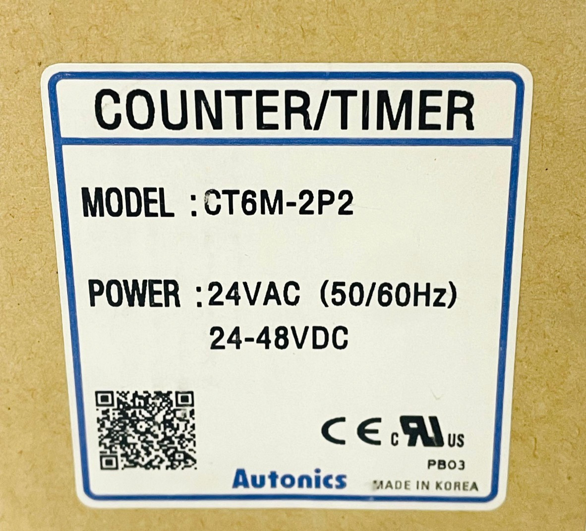 AUTONICS CT6M-2P2 Digital Counter Module