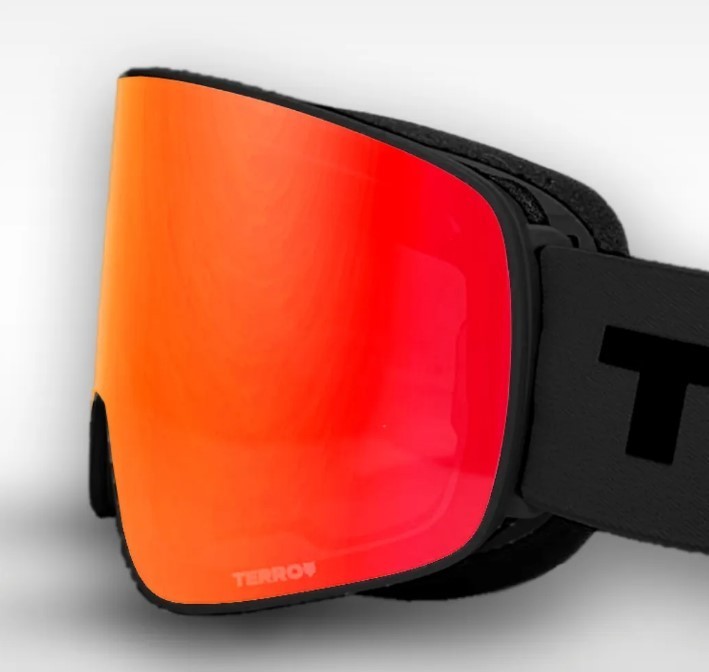 Terror - Spectrum Snow Goggles Radial Orange + Clear Lens Dual-layered Anti-Fog
