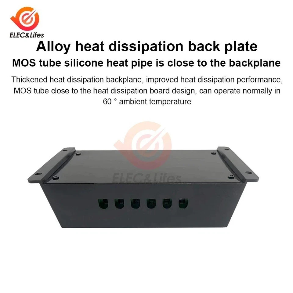100A MPPT Solar Panel Regulator Charge Controller Auto Focus Tracking 12/24V US