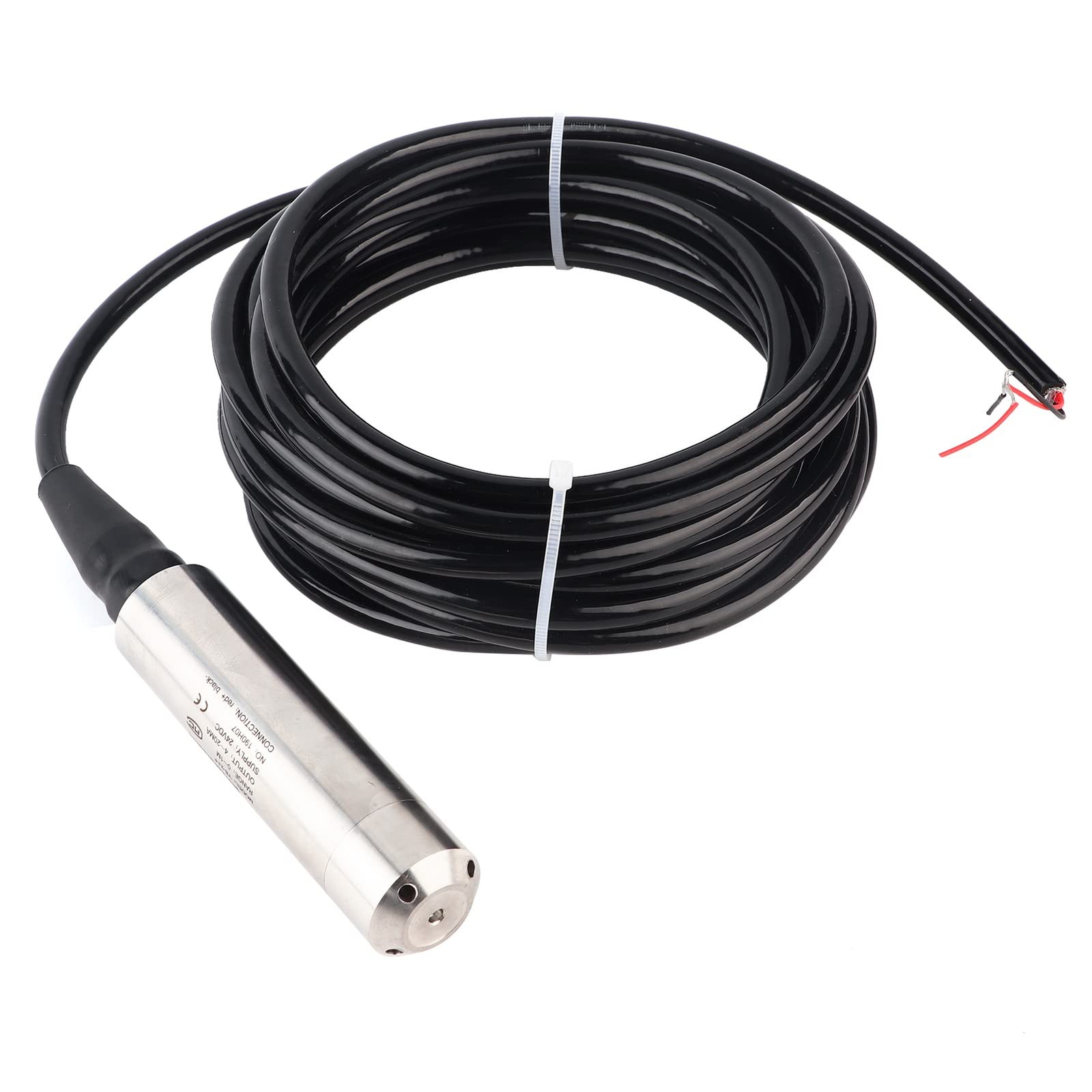 0-3m Liquid Level Transmitter, YB2JF 12-32VDC 4-20mA Sensor Throw in...