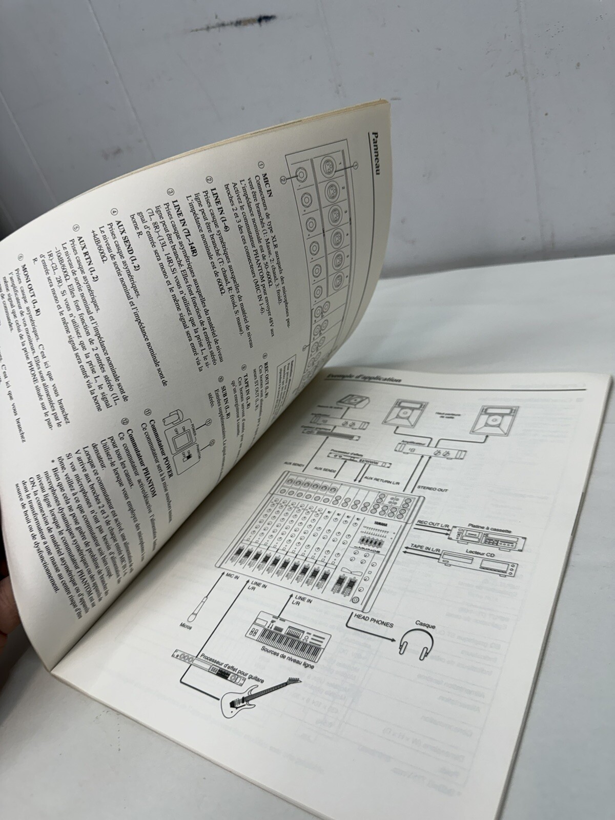 Yamaha MM1402 Mixer operation manual