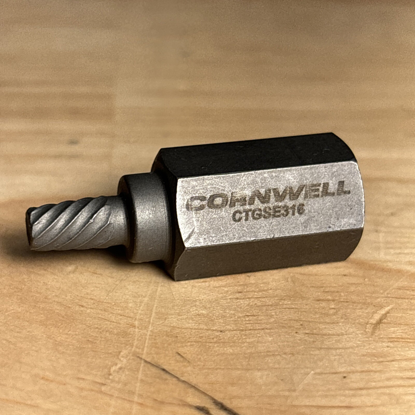 Cornwell 3/16" Screw Extractor 1/2" Hex Drive CTGSE316 NEW OPEN BOX