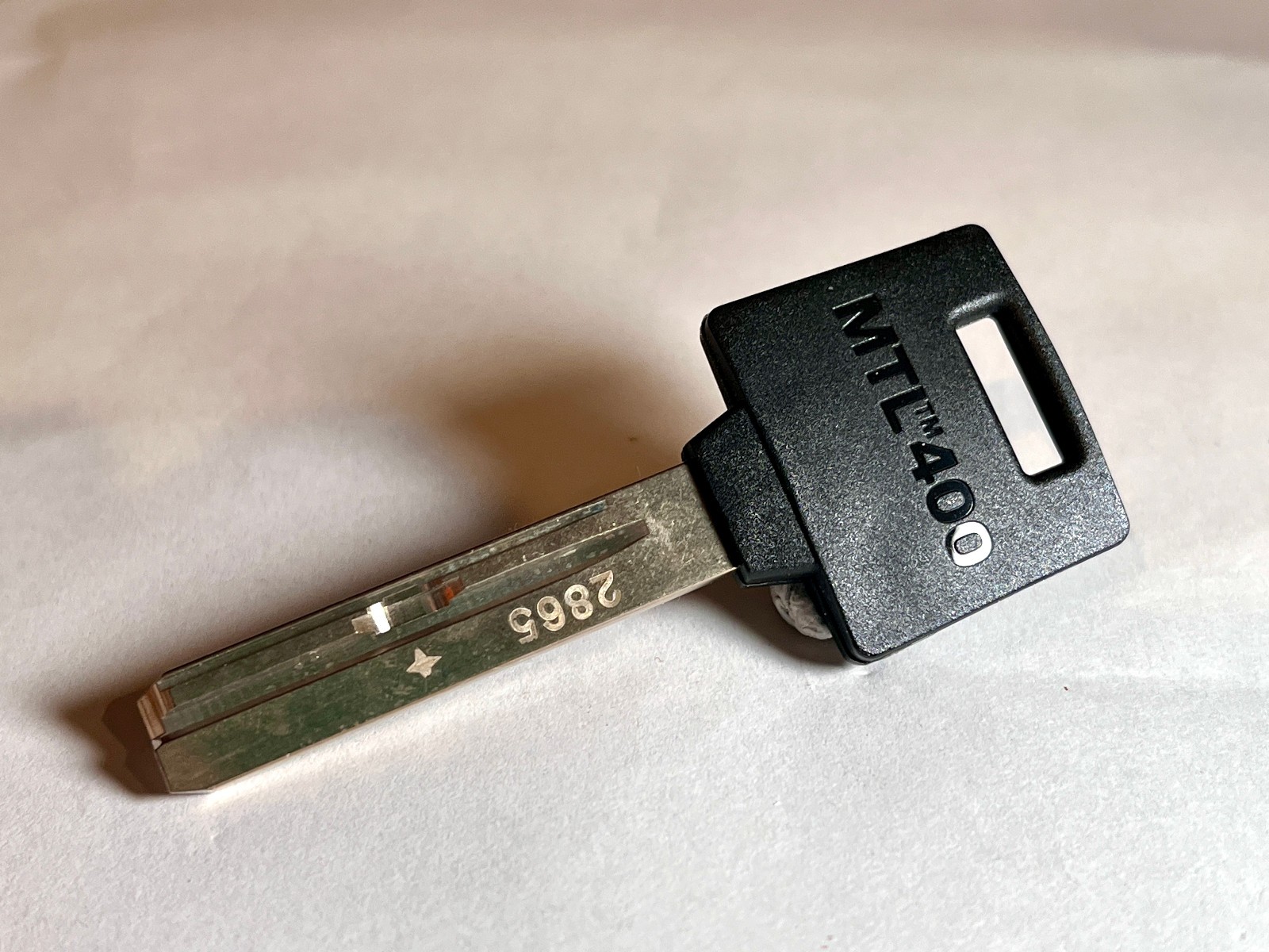 Mul-T-Lock MTL key, 2865 keyway, cut to code by Authorized Dealer