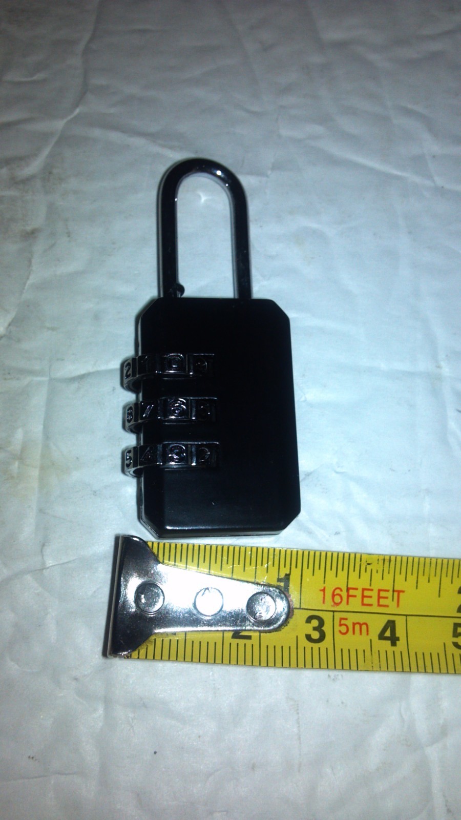 5X Combination Padlocks, Indoor Gym Locker Lock with Customizable 3-Digit Code