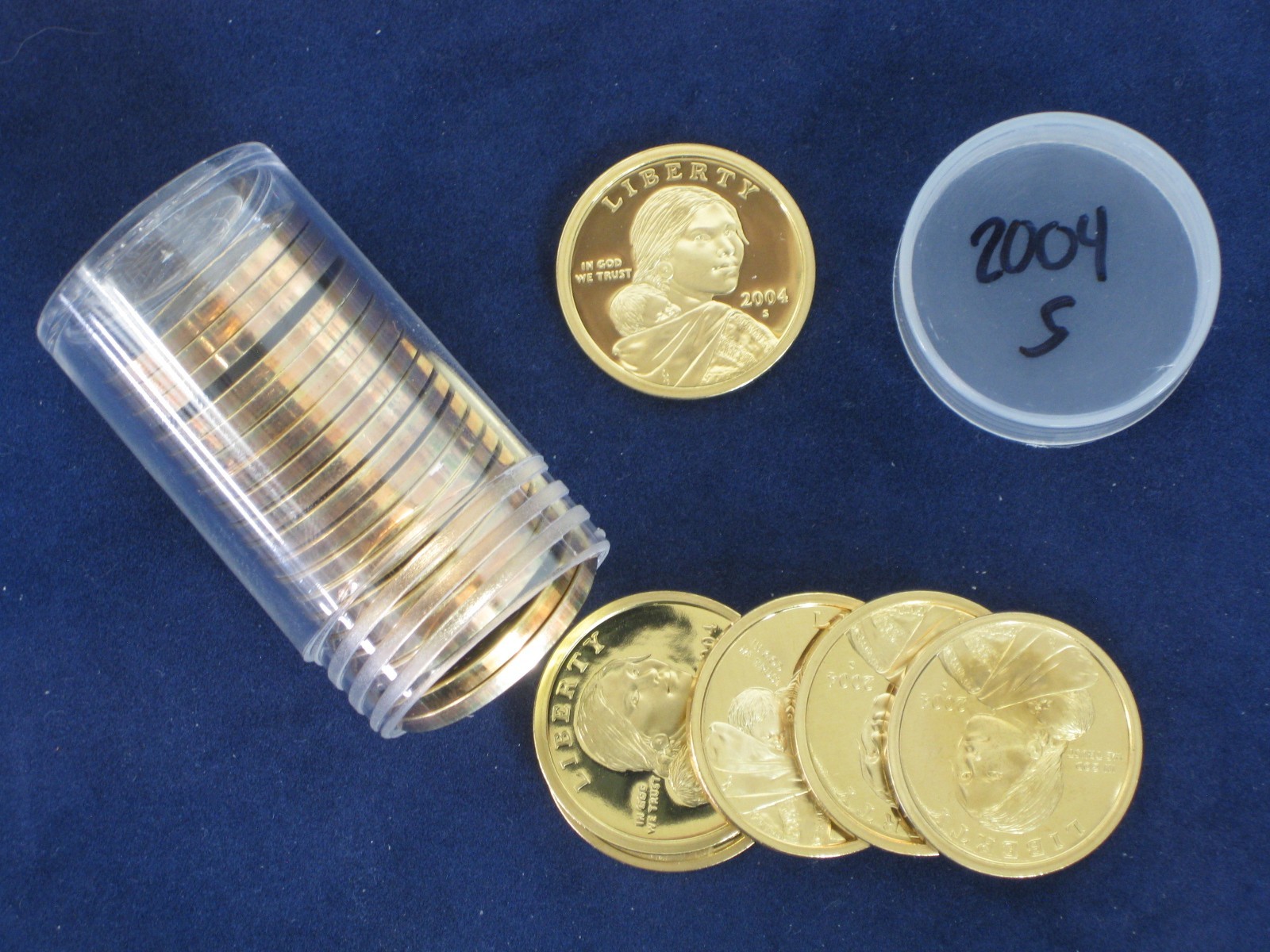 2004-S Proof Sacagawea Native American Dollar 20pc Roll