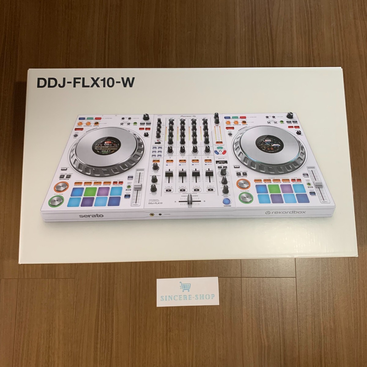 Pioneer DJ DDJ-FLX10-W 4ch Professional DJ Controller STEMS Function White