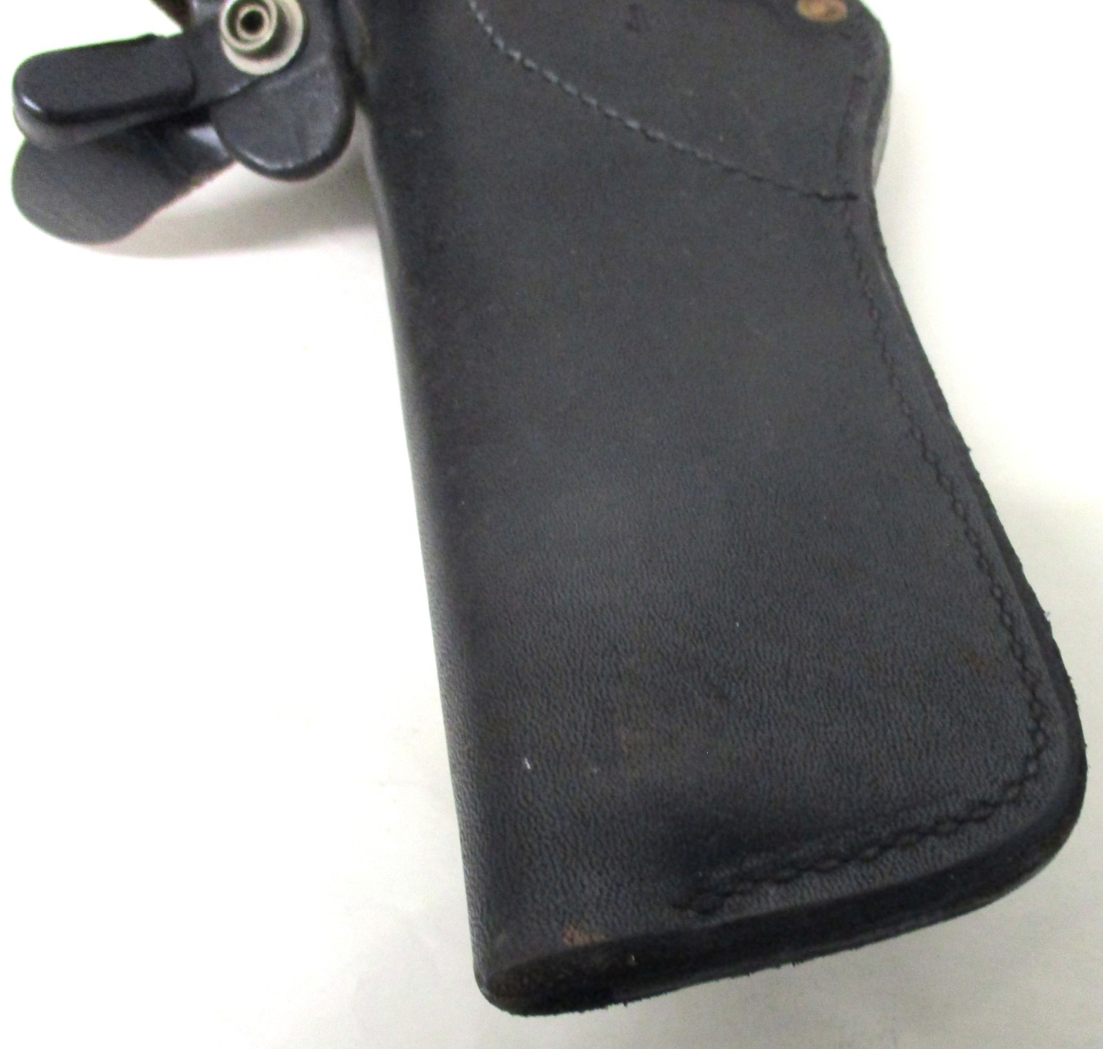 Vintage Smith & Wesson Double Row Holster Black Leather
