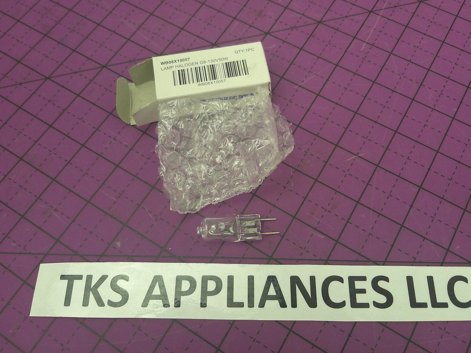 QTY. 2 - WB08X10057 - GE Genuine OEM Microwave Halogen Light Bulb QTY. 2