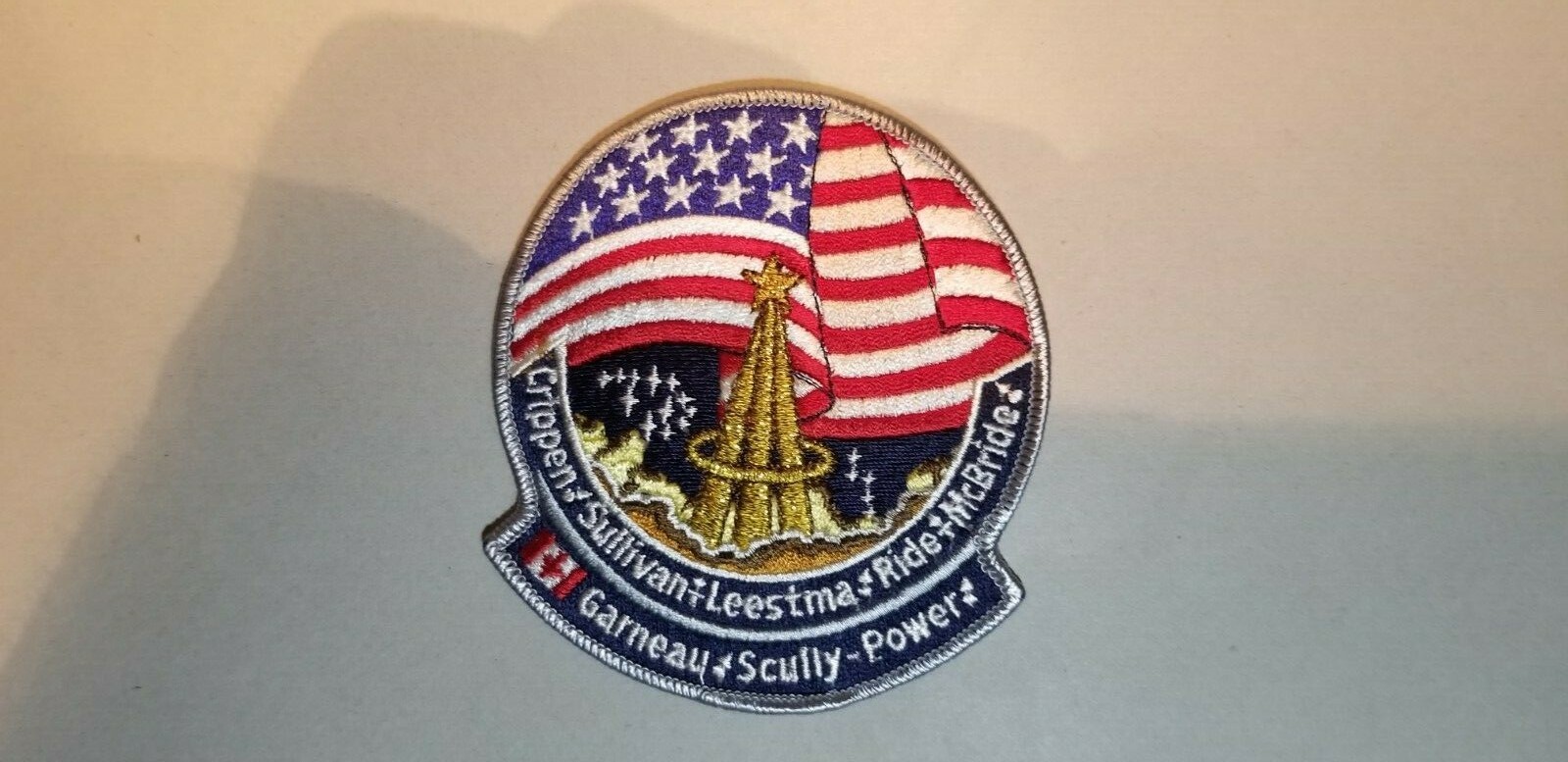 STS-41G SPACE SHUTTLE PATCH CRIPPEN-MCBRIDE-SULLIVAN-RIDE-LEESTMA-GARNEAU-POWER