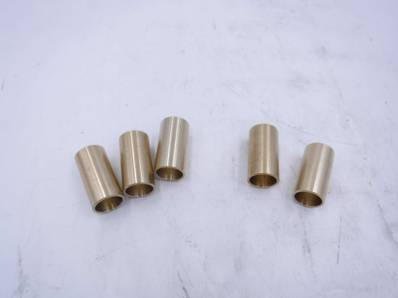 Lot of 5 Bronze Bushings 5/8" ID X 1 7/16" L