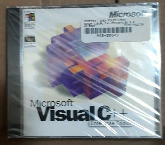 Microsoft Visual C++ Enterprise 5.0 - US Edition Sealed As Shown