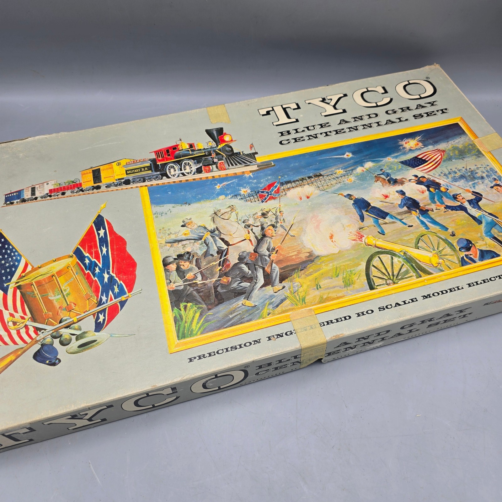 Vintage TYCO Blue and Gray Centennial Set "The Blue Train" HO Model Train Set