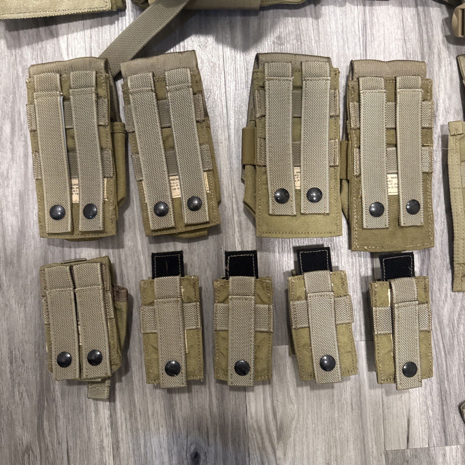 Eagle Industries Khaki SFLCS H Harness with Pouches - NOS