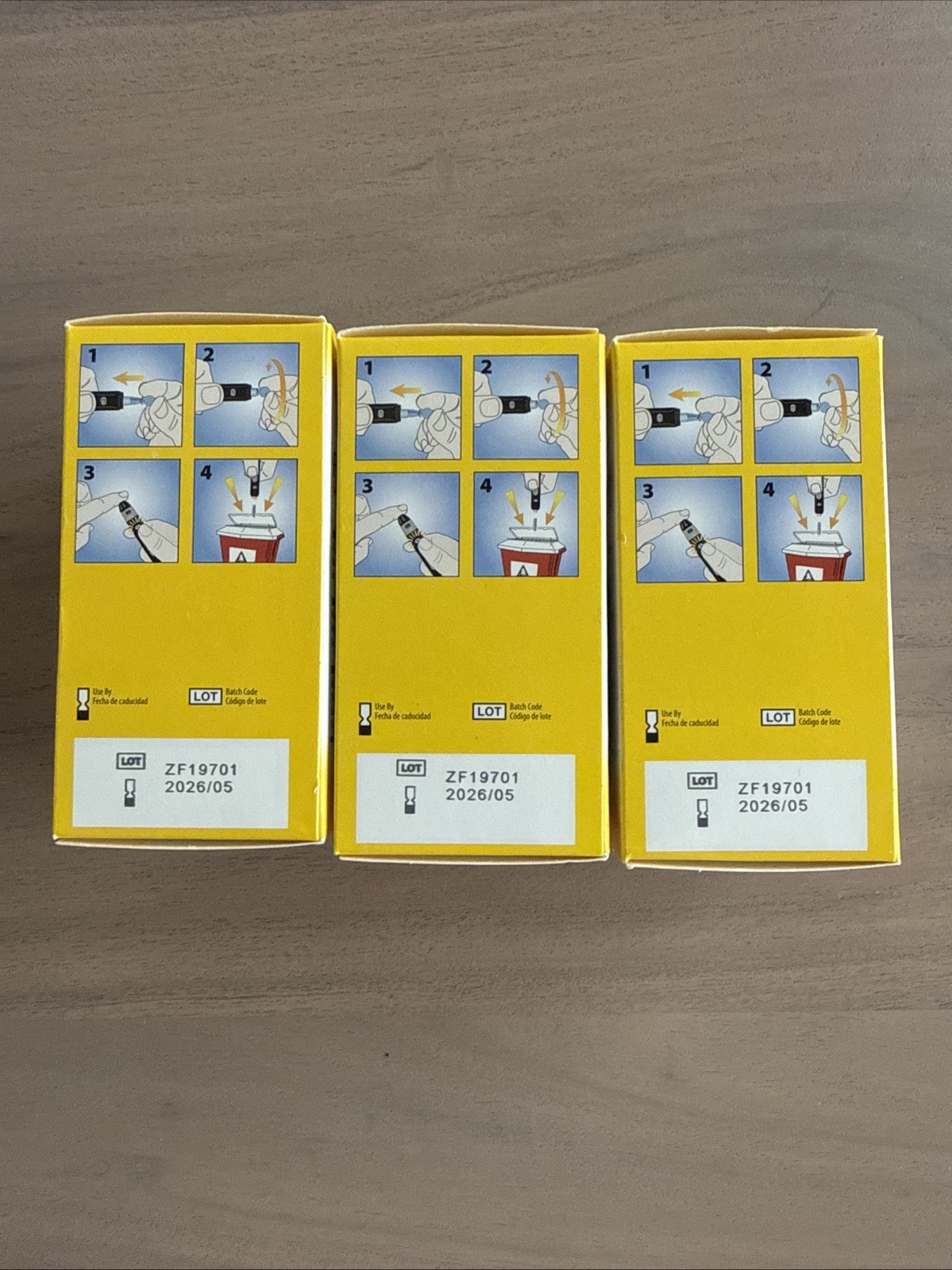 Freestyle Lancets 28 Gauge * 3 Boxes of 100  Exp. 5/2026