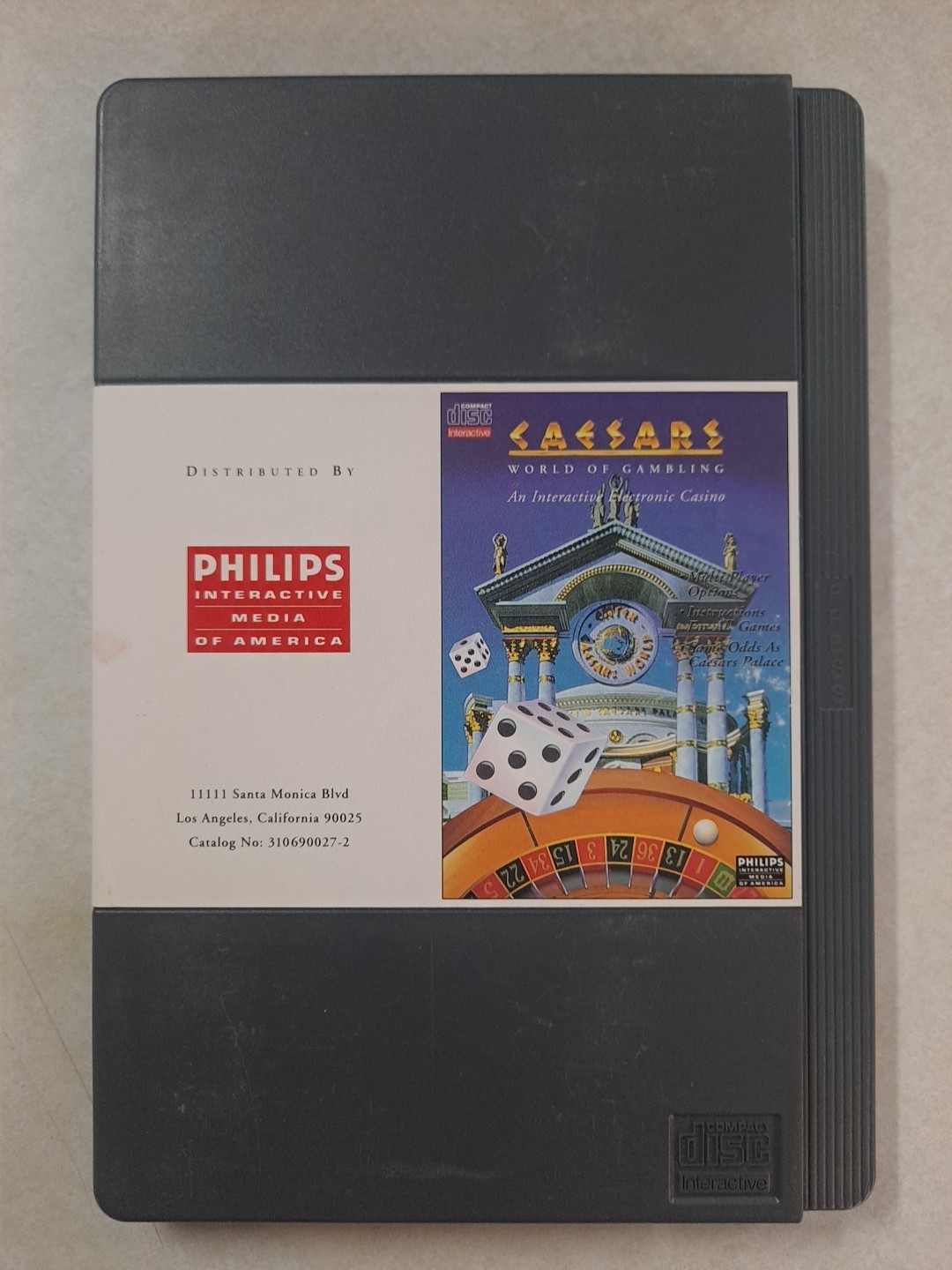 Caesar World of Gambling (Philips CD-i) Game on CD-ROM