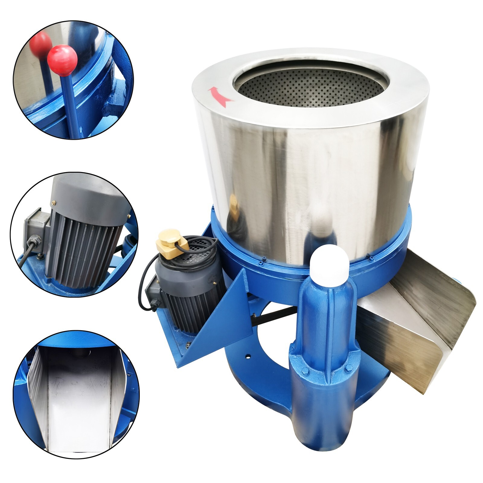 Industrial Centrifuge Dehydrator Biomass Oil Extraction Solid-Liquid Separator