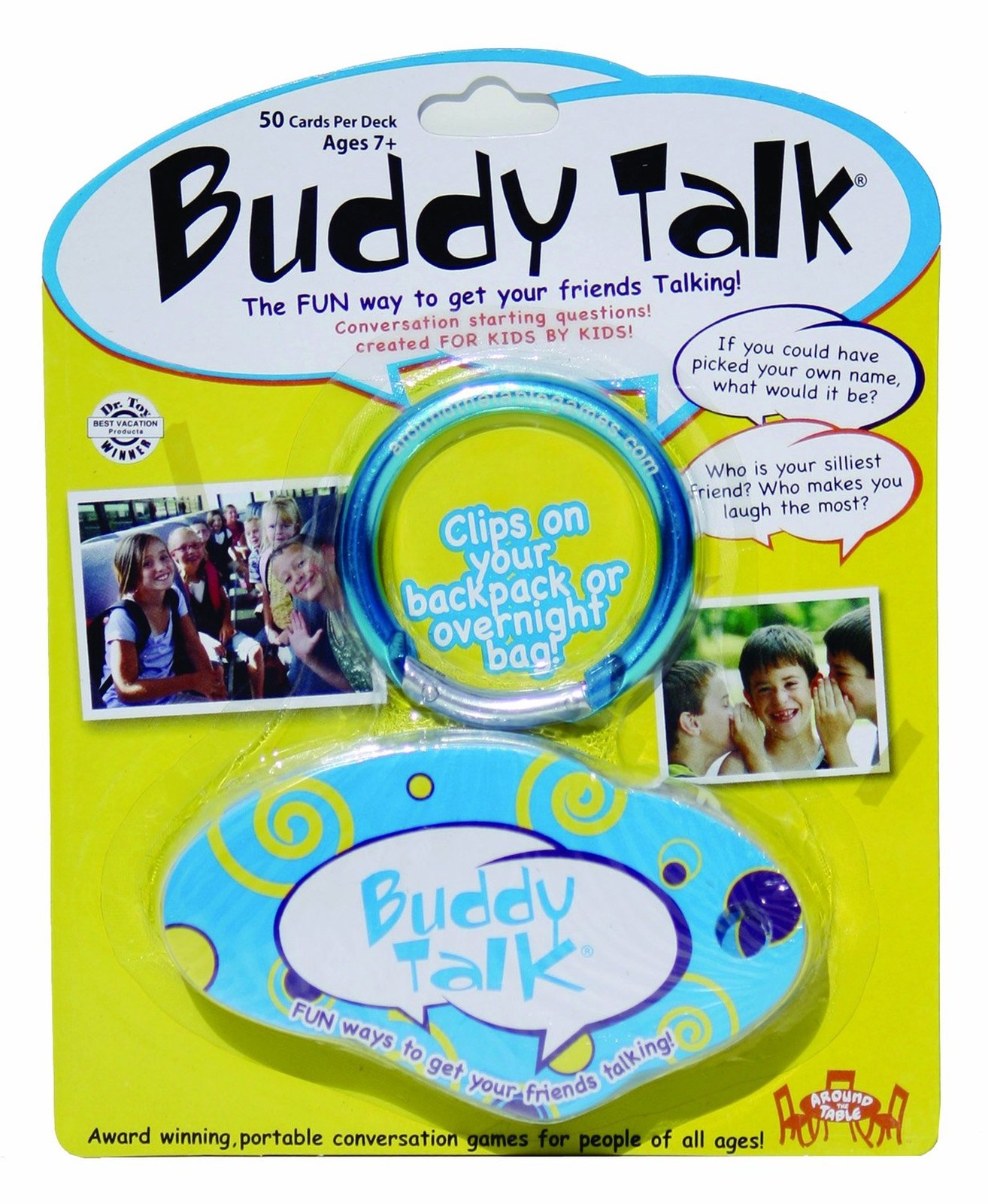 Around the Table Games Buddy Talk Portable, Meaningful Conversation Starters ...