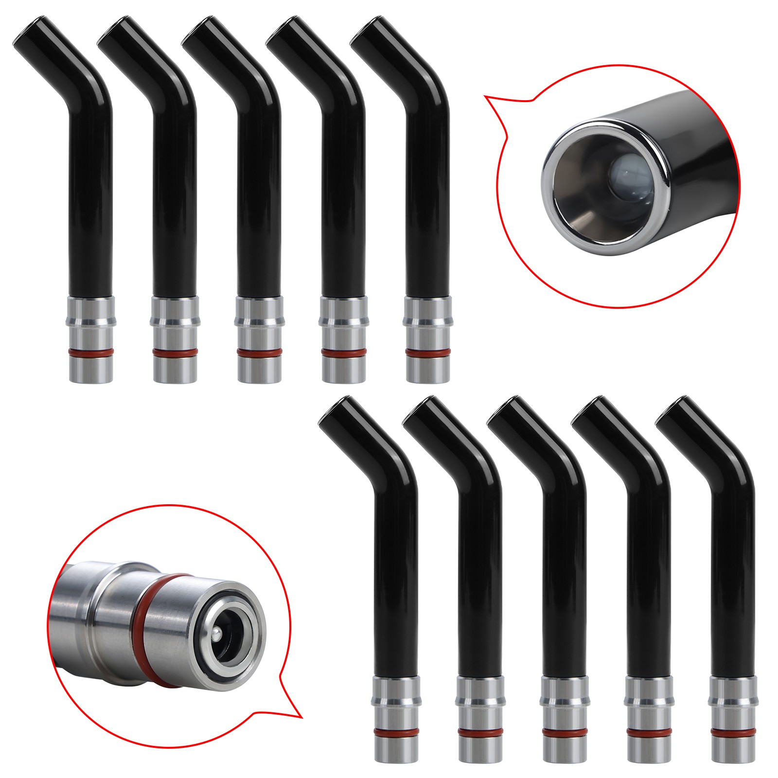 Dental Optical Fiber Guide Rod Tips 12mm For LED Lamp Curing Light