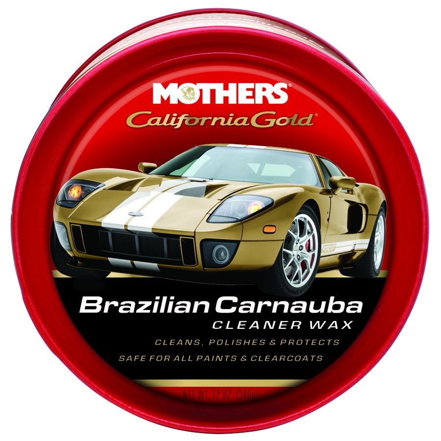 Mothers 05500 California Gold Brazilian Carnauba Cleaner Wax Paste   12 Oz