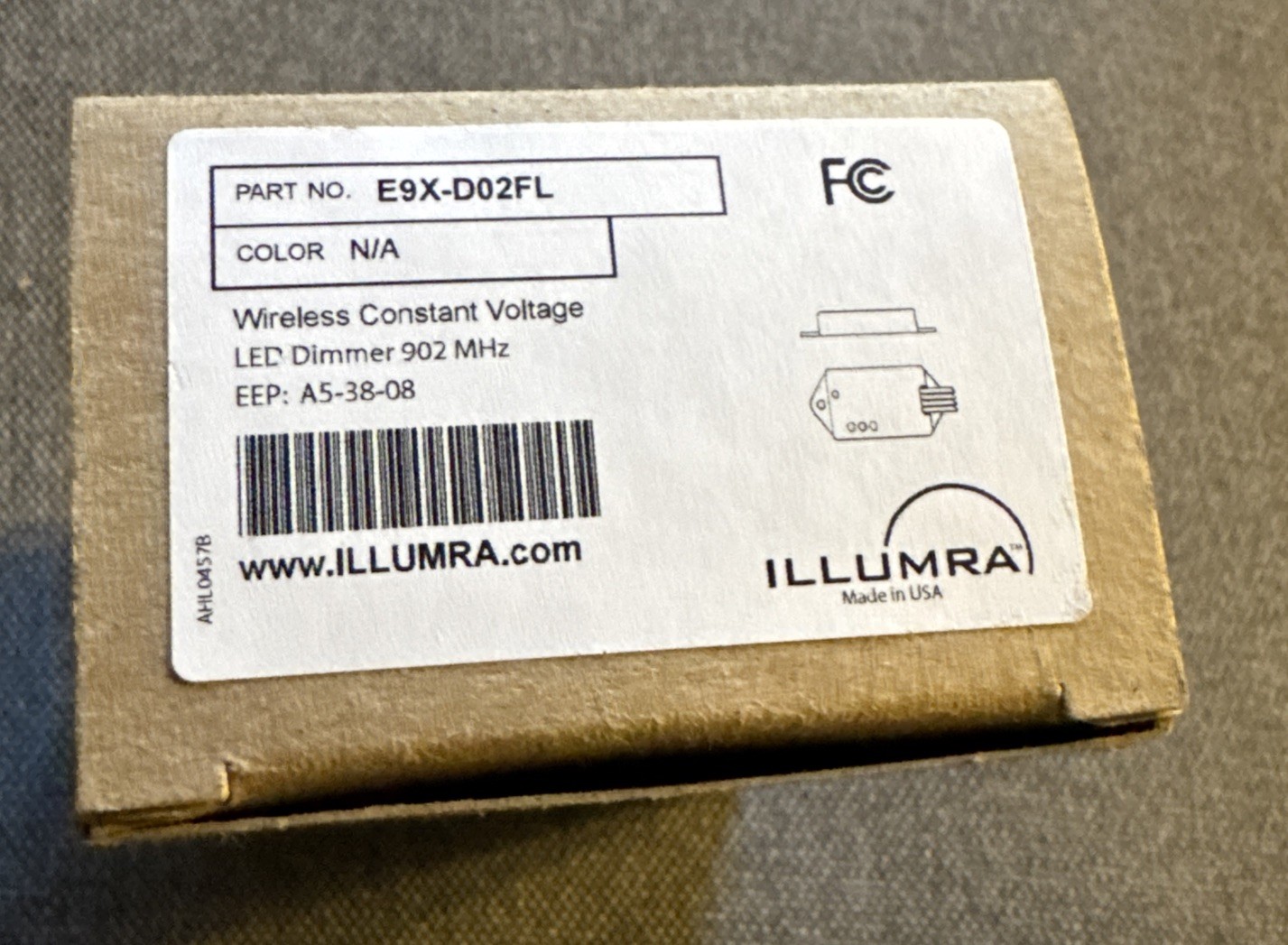Illumra E9X-D02FL Wireless Constant Voltage LED Dimmer 902 MHz NEW IN BOX