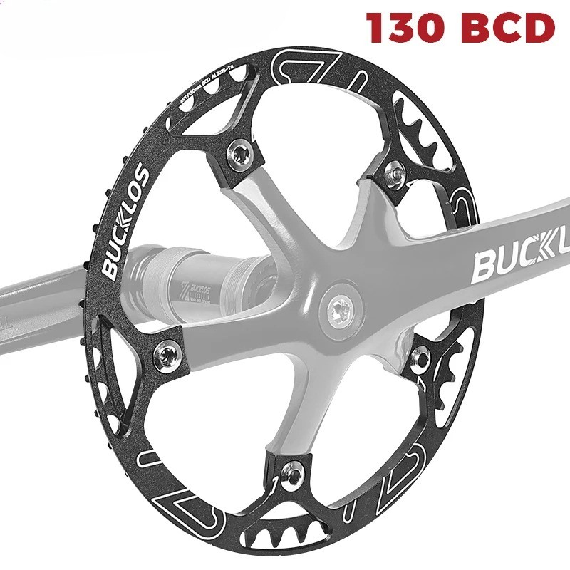 130 BCD Chainring 45T 47T 53T 56T 58T 5 Bolts Folding Bike Crank Chainwheel Part