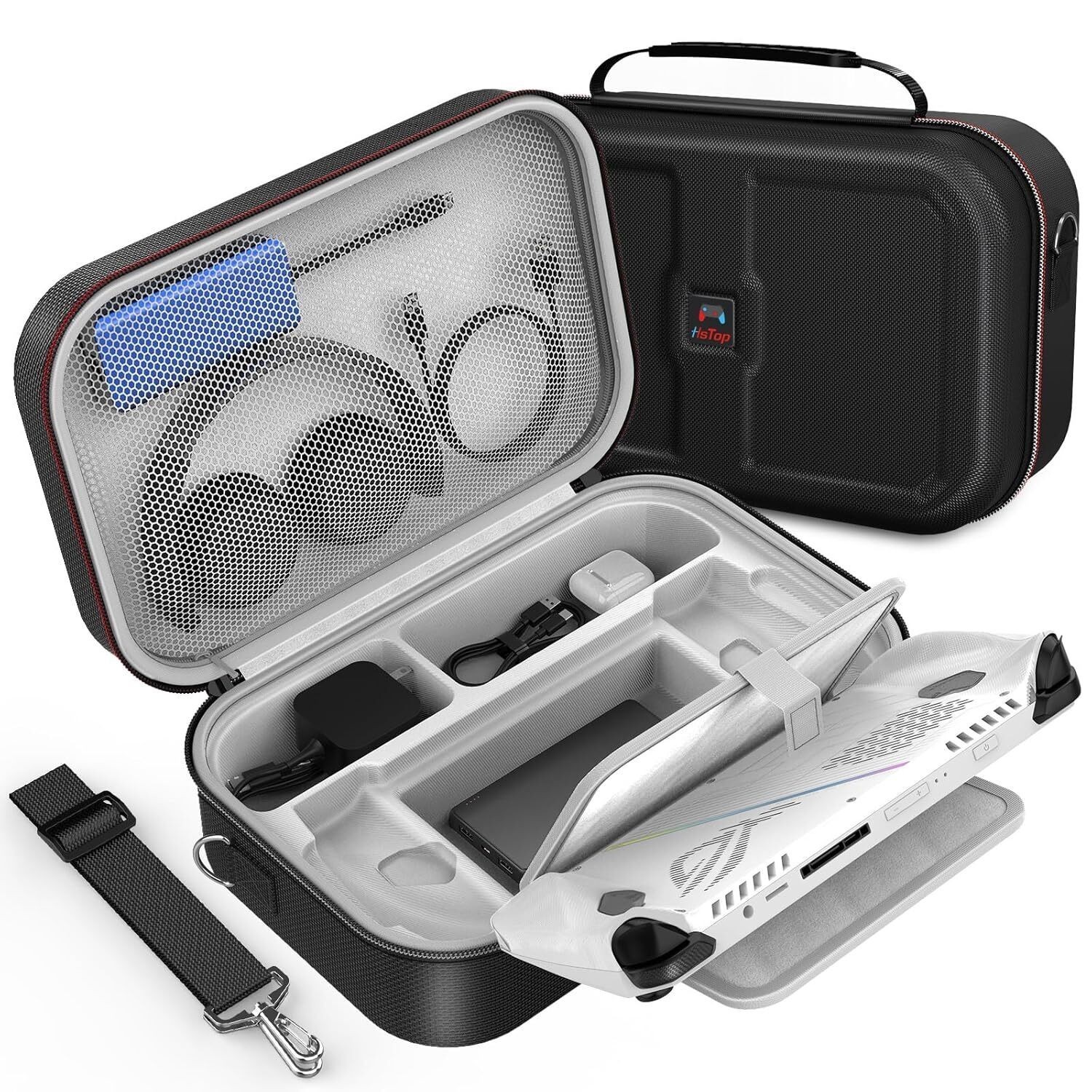 Protective Travel Case for ROG Ally with Large Storage Capacity，Shockproof，p
