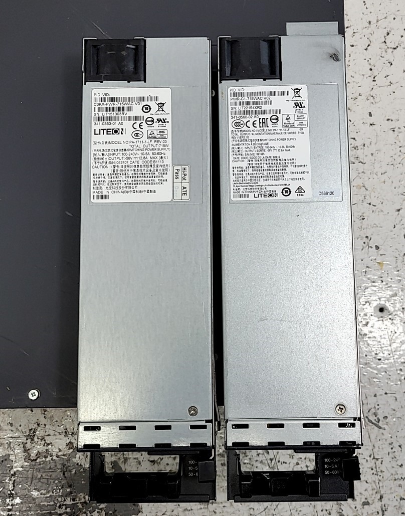 CISCO WS-C3560X-24PS-S Network Switch 24-port SEE NOTES
