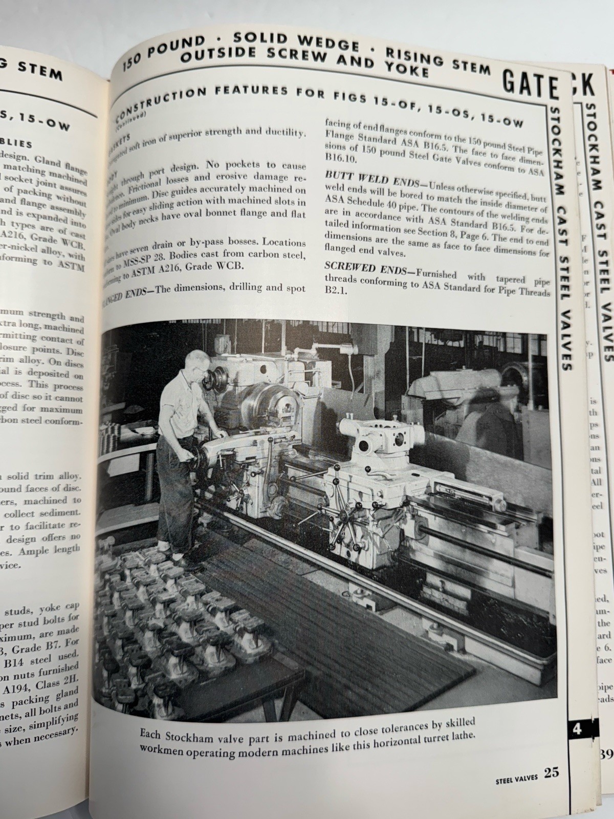 STOCKHAM VALVES AND FITTINGS Wedgeplug Valves Catalog 57 Birmingham Alabama 1959