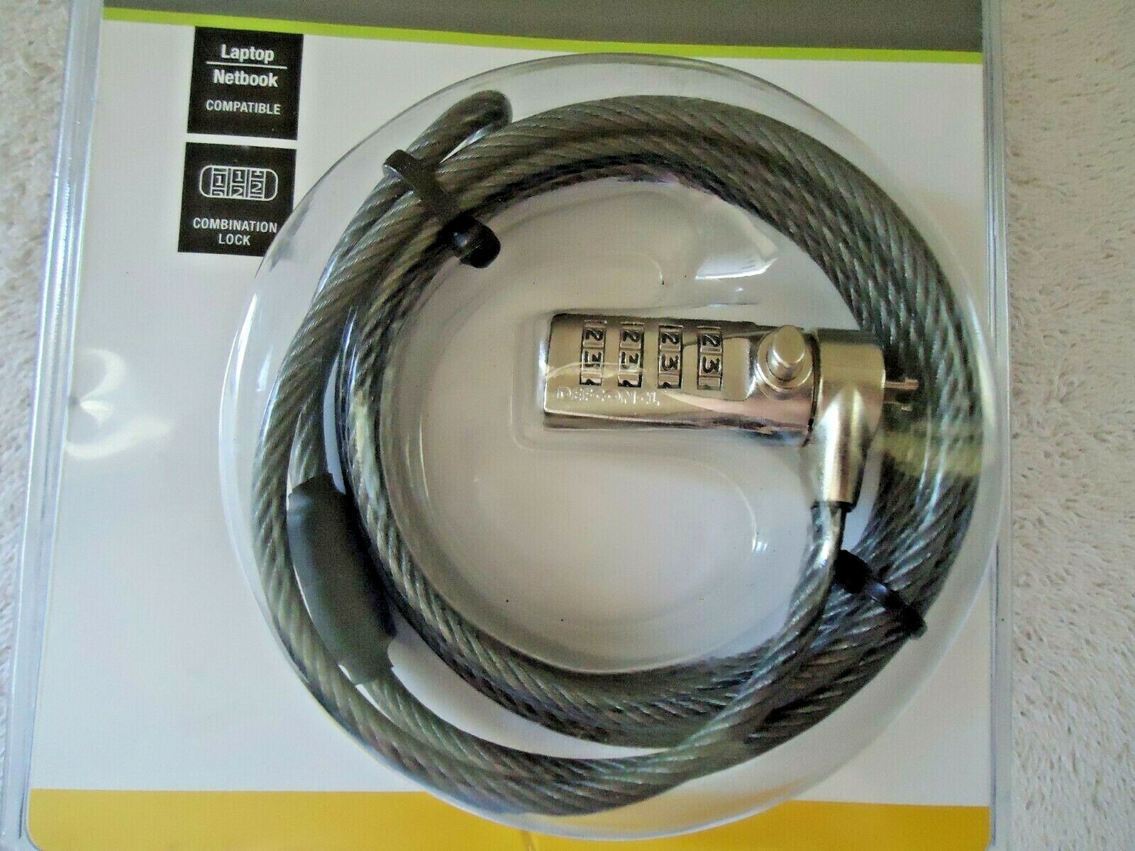Targus " NIP " Defcon CL Laptop Cable Lock " GREAT MULTI USE CABLE LOCK "