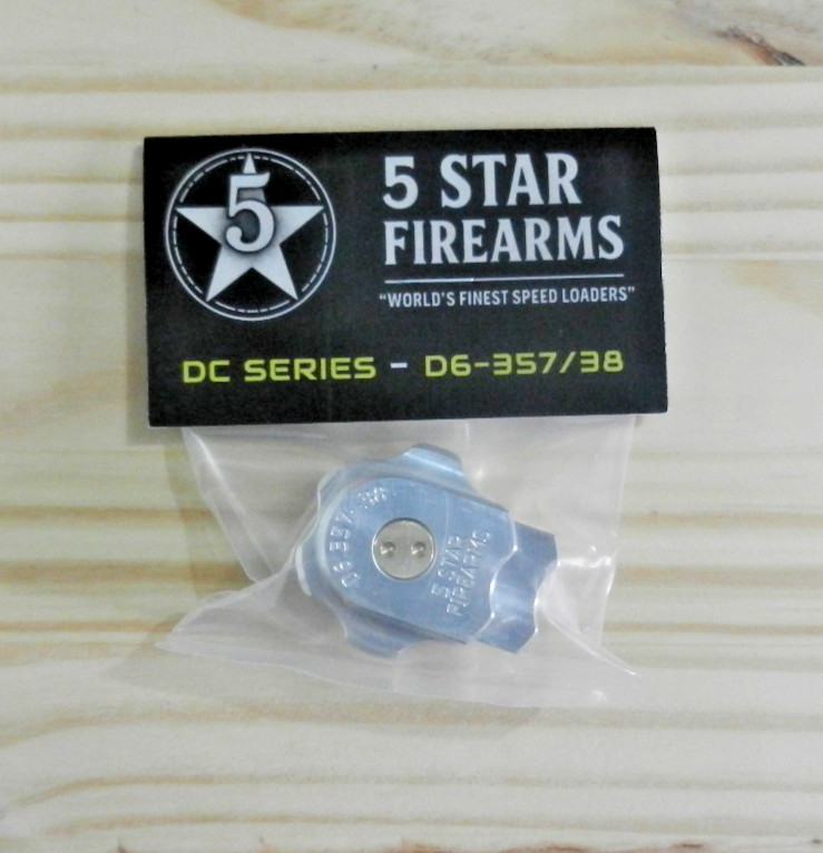 Aluminum Speedloader;  Detective, Cobra, DBack, Kim K6;  DC SERIES D6-357/38