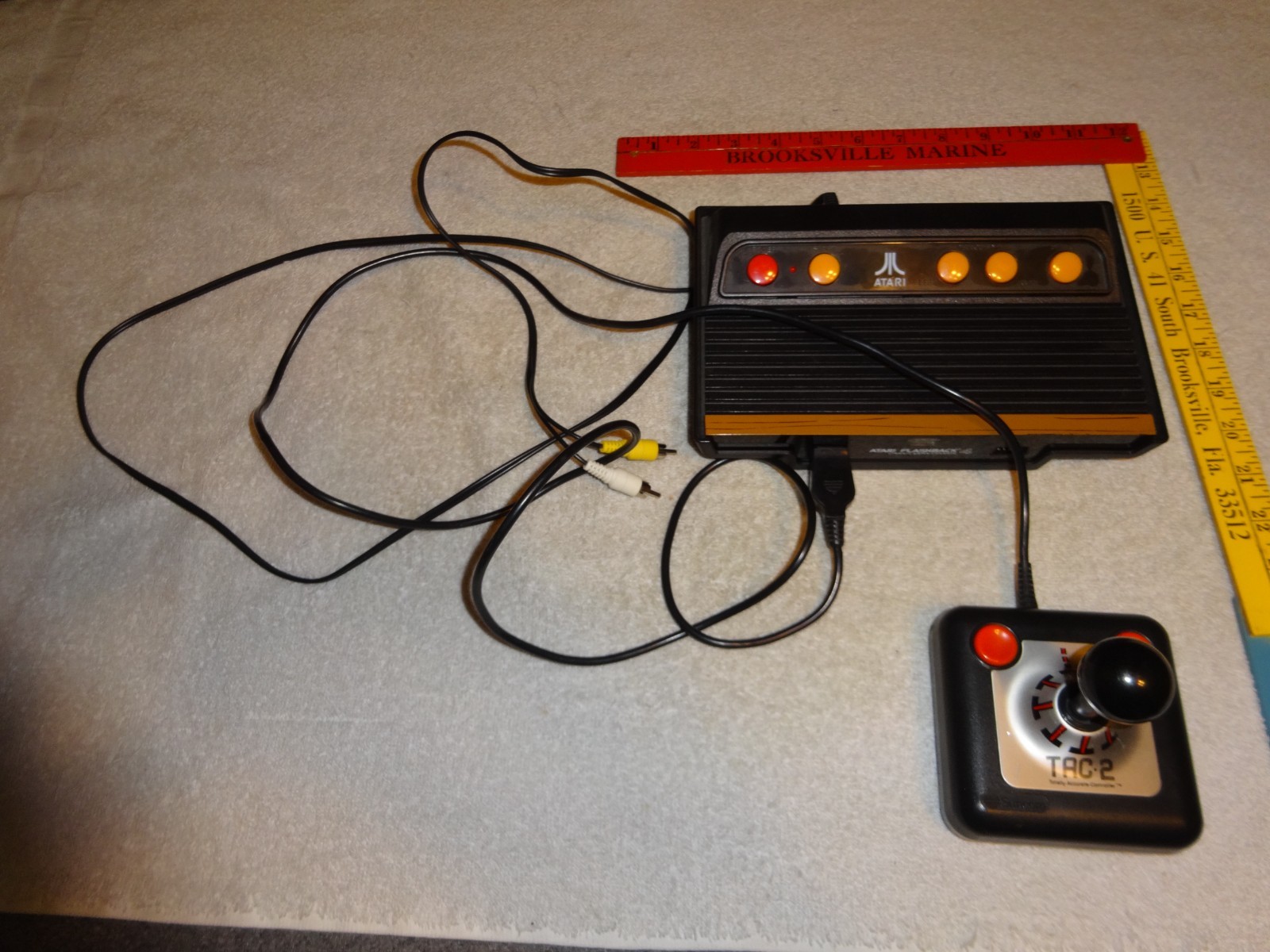 Atari Flashback Classic video Game Console + joystick untested sold as is!!!!!!!