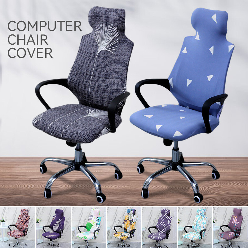 Stretch Office Headpiece Chair Cover Integrated Chair Cover Computer Chair Cover