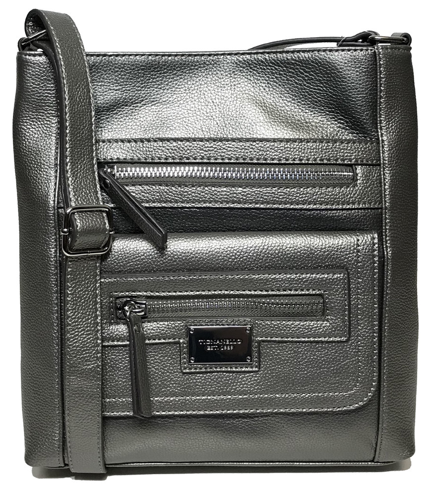 NWT Tignanello Perfect Pockets Large Function Cross Body, Zinc MSRP: $149.00