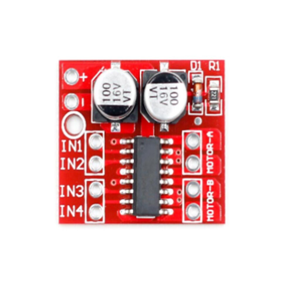 10PCS 2 DC motor drive module reversing PWM speed bridge stepper Mini L298N