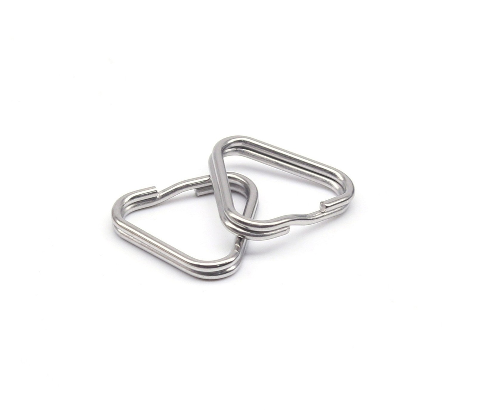HITHUT 2pcs Camera Eyelet Ring Split Lug Triangle 12mm, Silver