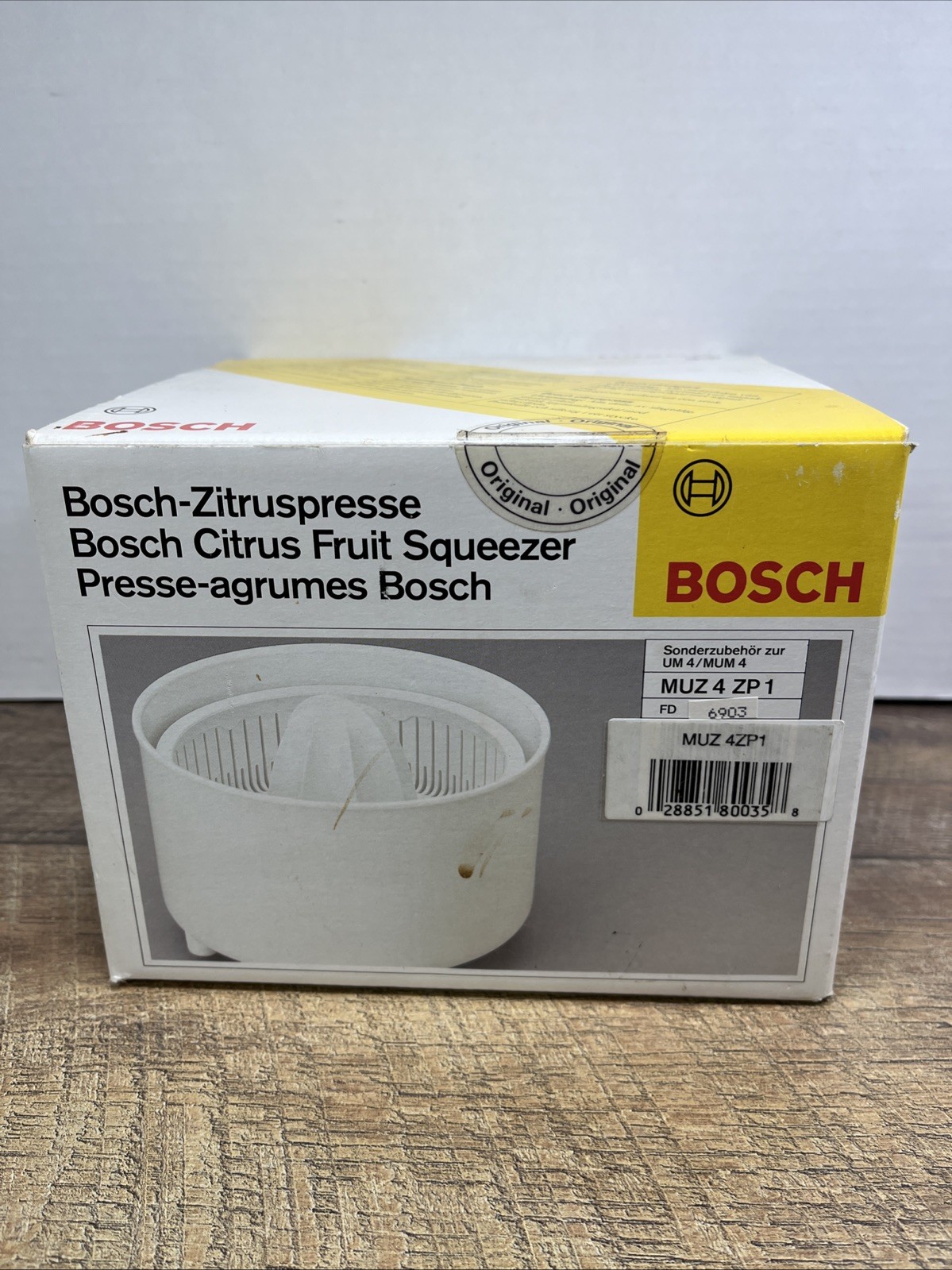 Bosch Citrus Fruit Squeezer - Citrus Fruit Press White Muz4zp1 Preowned