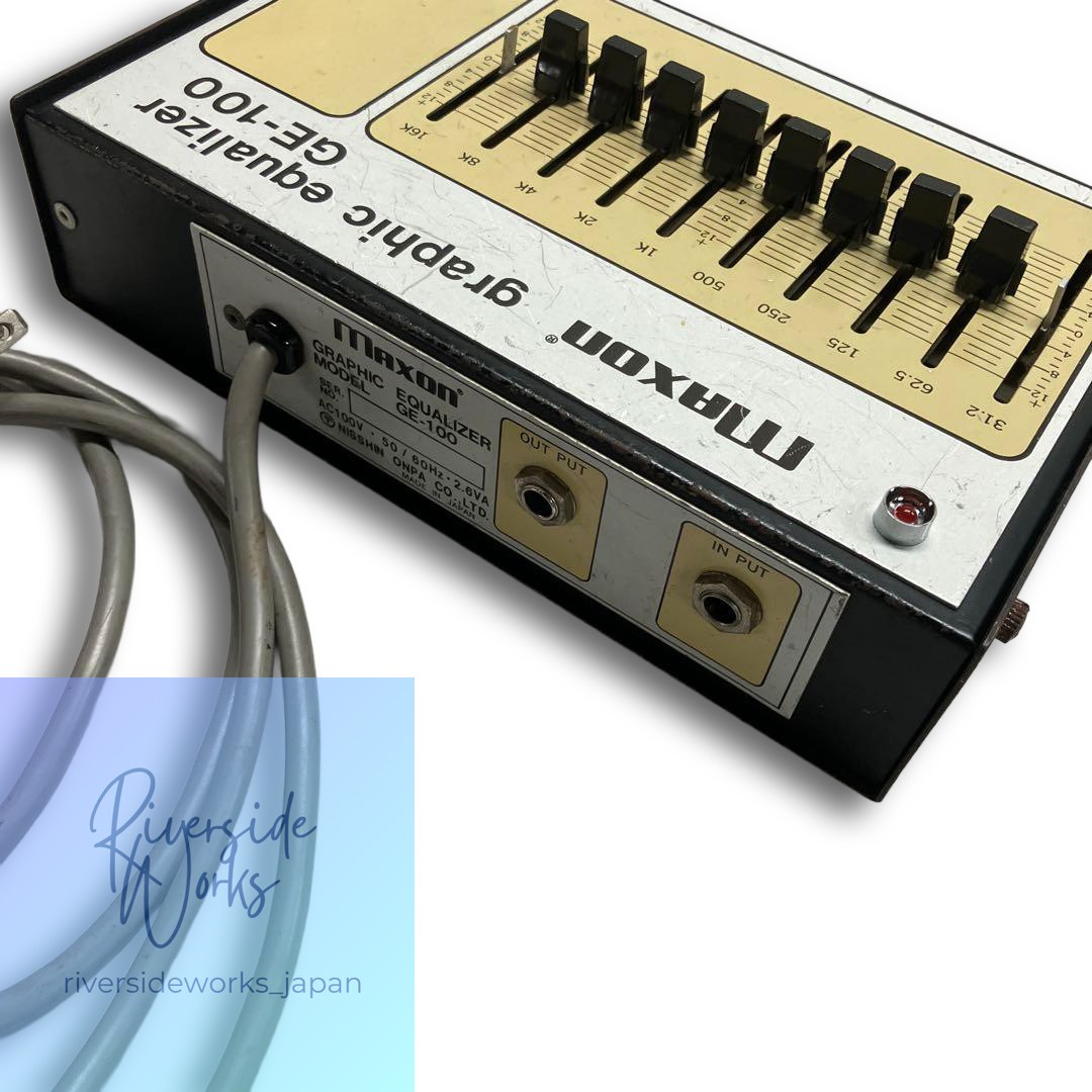 Maxon GE-100 Graphic Equalizer Guitar Effects Pedal