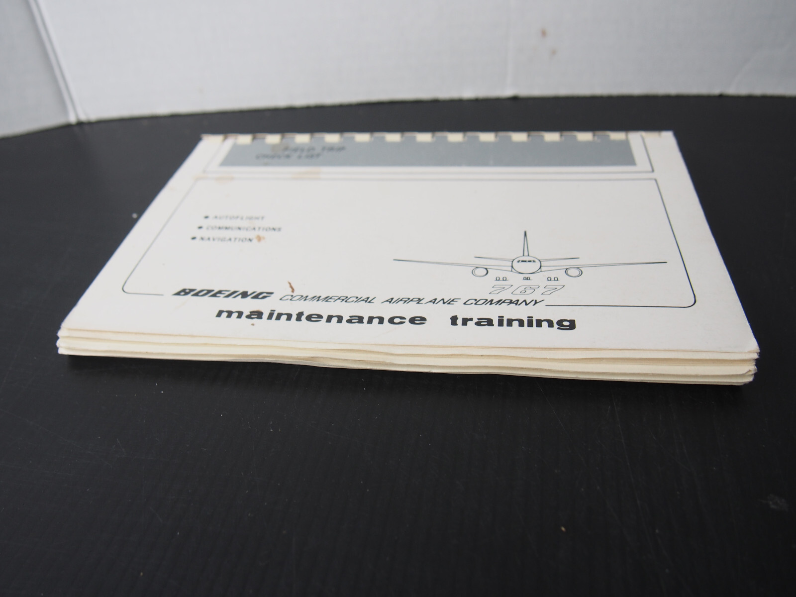 Boeing 767 Maintenance Training "Field Trip Check List" Handbook.