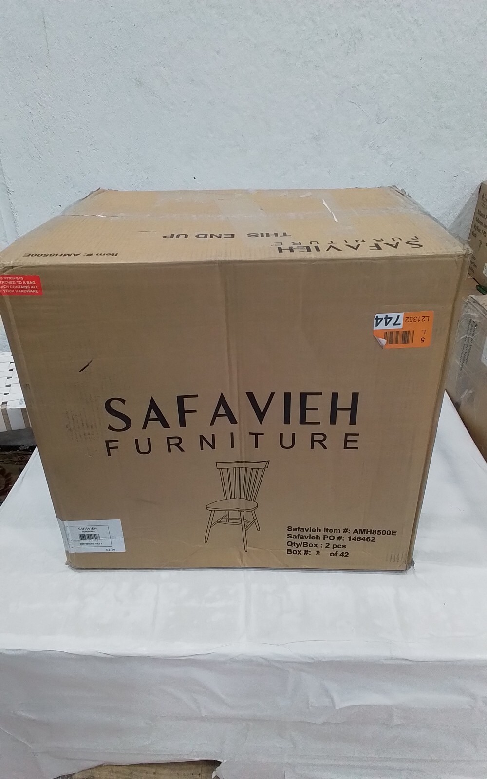 Safavieh PARKER SPINDEL SIDE CHAIR, Reduced Price 2172747757 AMH8500E