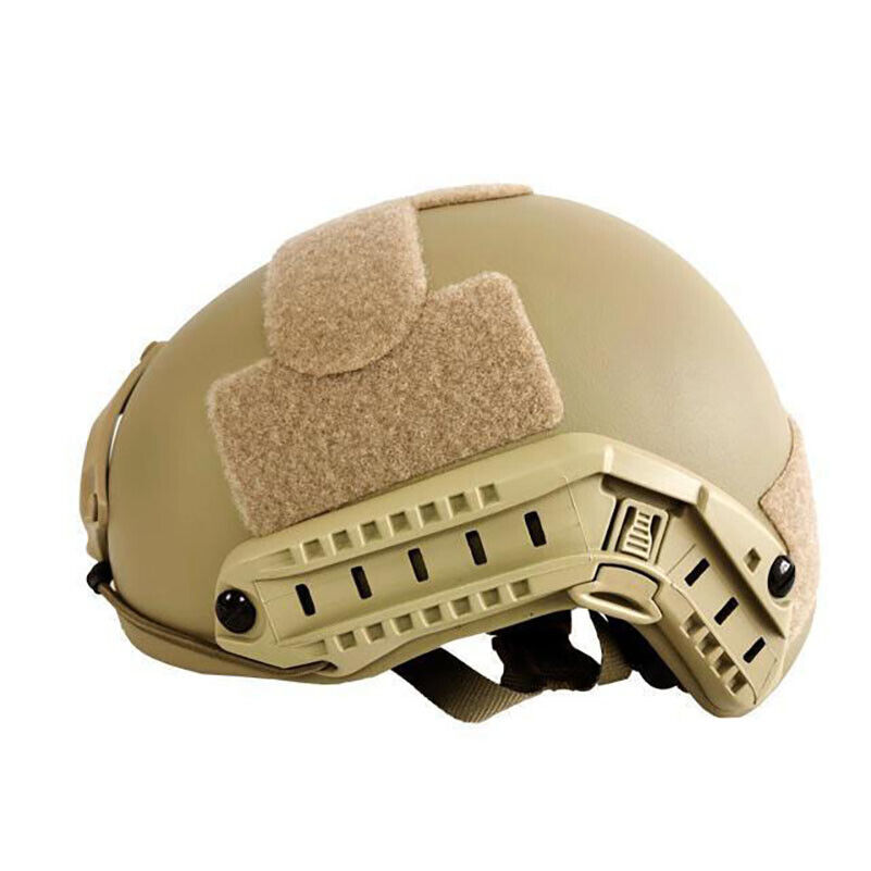 Tactical Uhmw-Pe Size M Ballistic IIIA Bullet Proof Helmet Medium DE