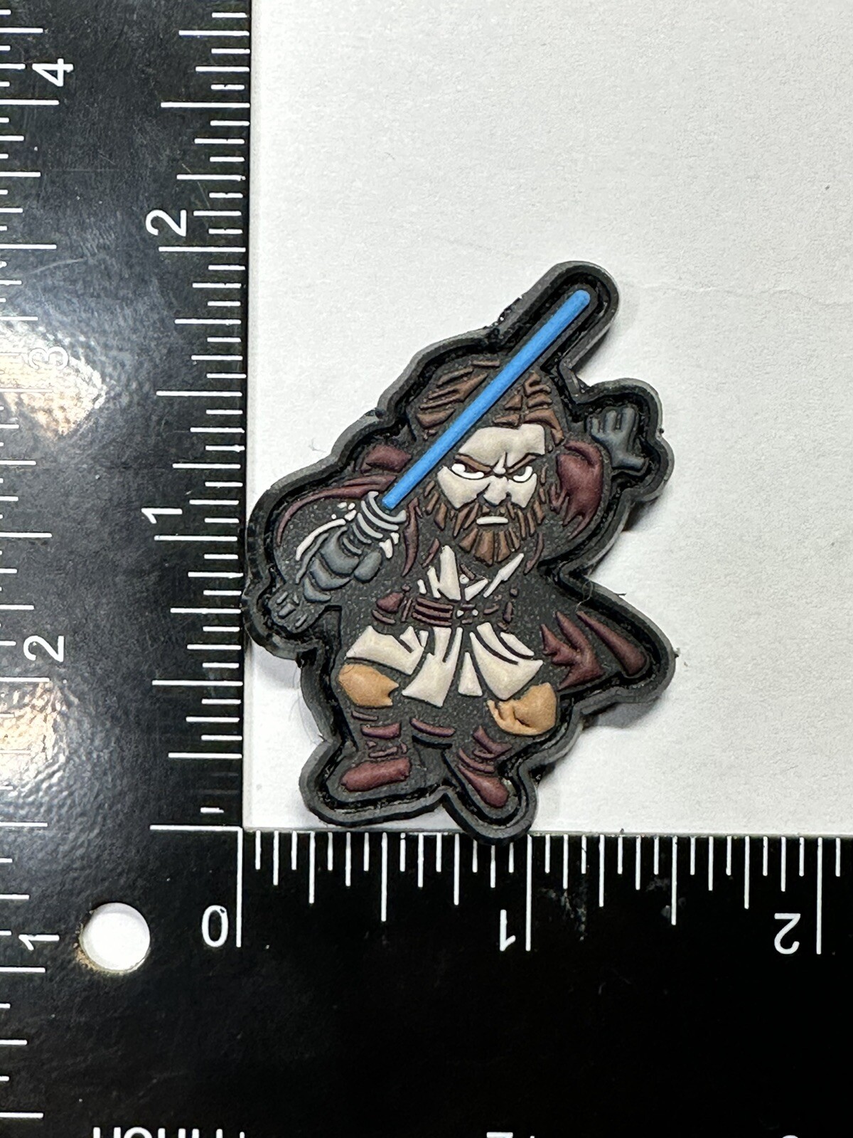 Obi Wan young pvc rubber morale ranger eye star wars patch Edc