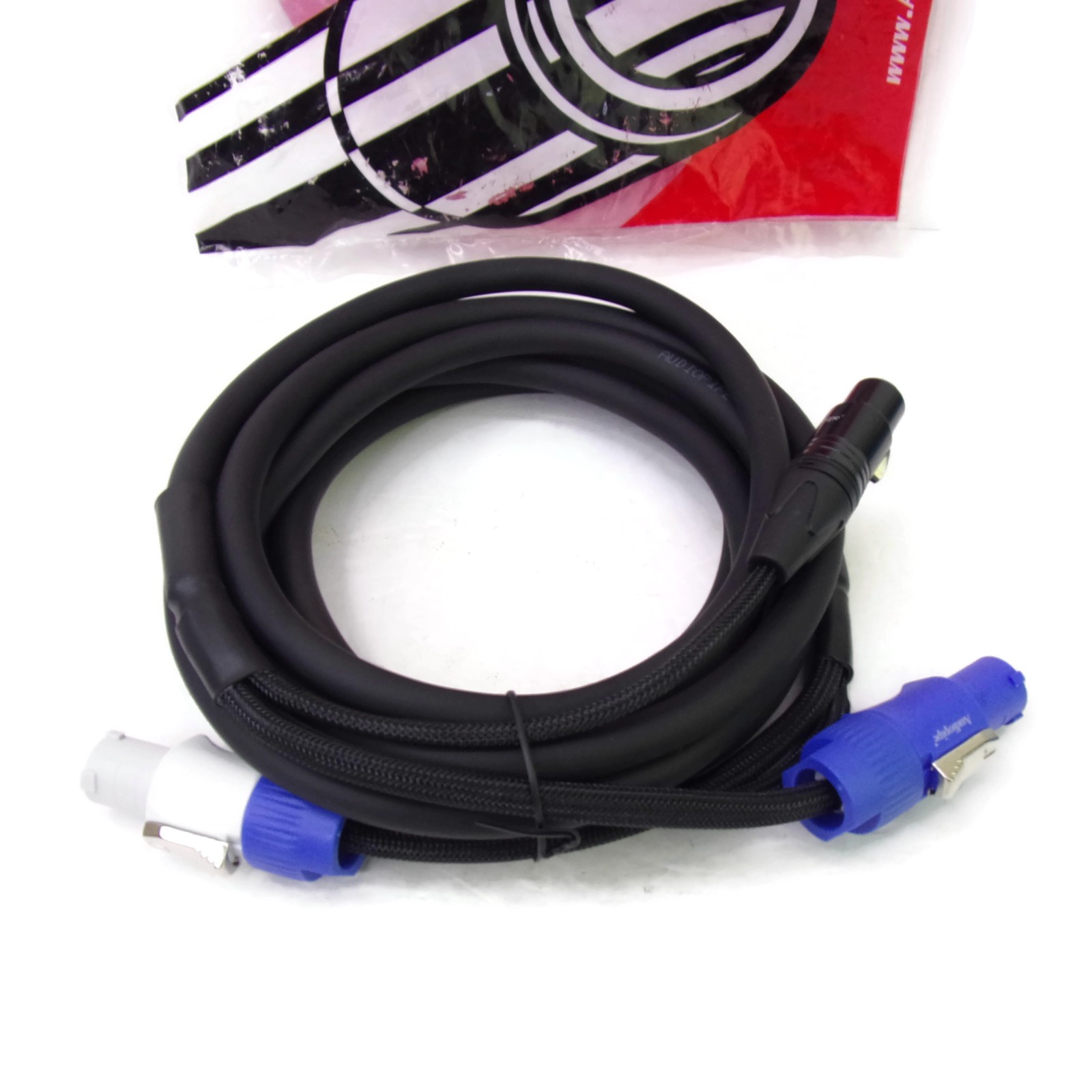 Audiopipe 12Ft DMX Extension Cable w/ Power & XLR Connectors EX-PWC-DMX-12 NIP