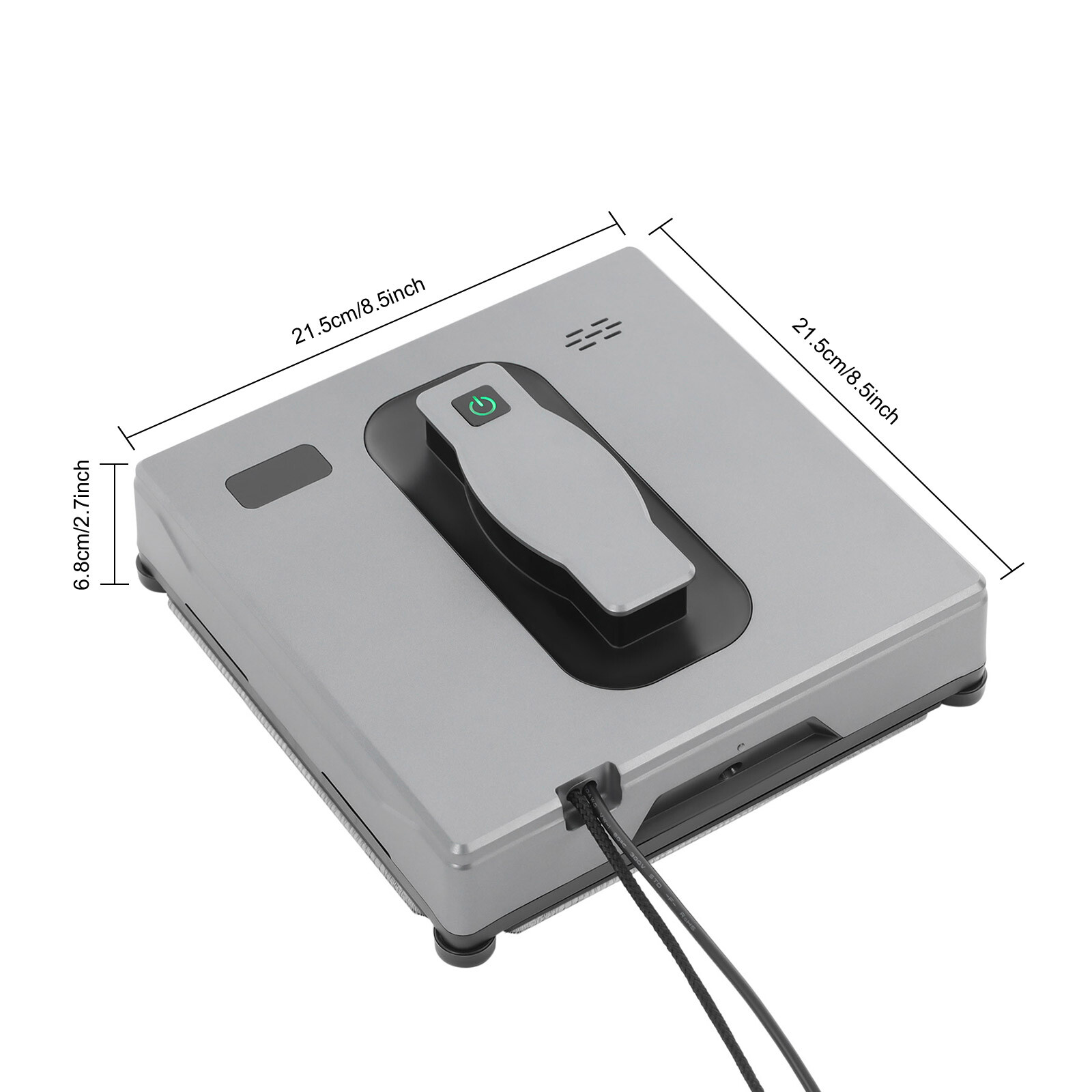 Automatic Cleaner Robot Window Vacuum Cleaner w/ Manual/Auto Water Spray Remote