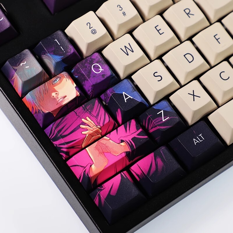 Jujutsu Kaisen Satoru Anime Animation Personality 108 Keycap Pbt Craft Homeboy
